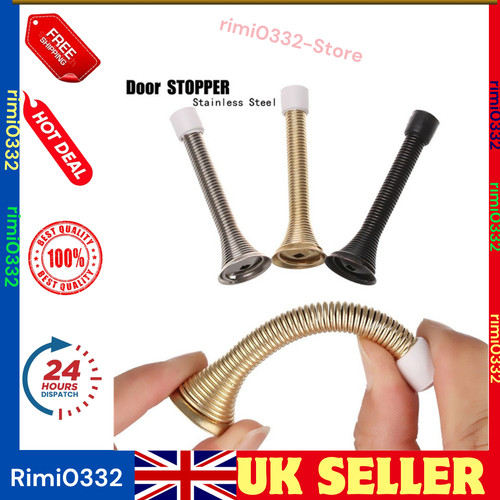 Door stop silver gold - stop, spring