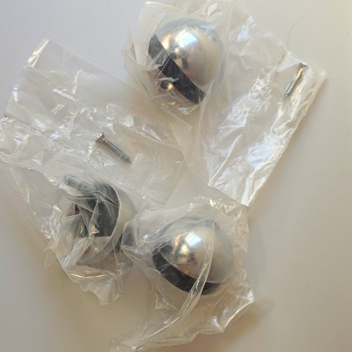 Satin silver round floor - 3x,