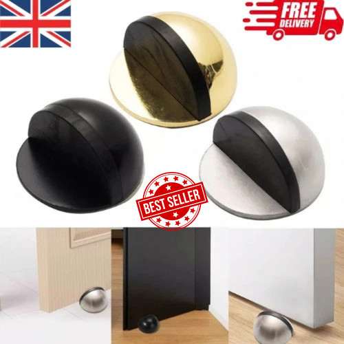 Door stop floor wall oval - stop,