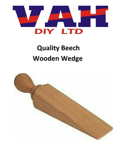 Wood door stop wedge - door,
