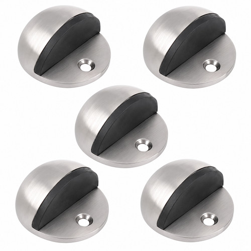 Oval door stop brushed - oval,