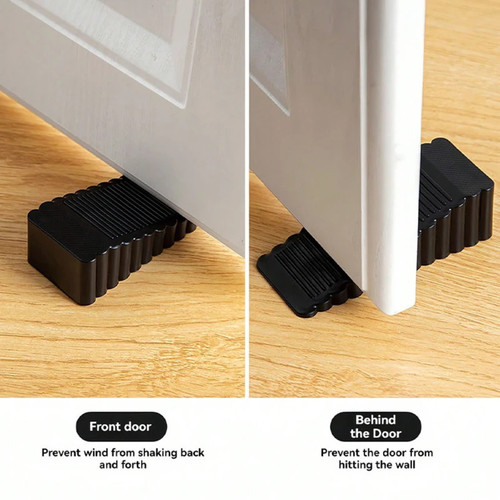Silicone door stopper wedge - door,