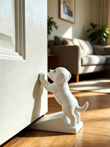Cute puppy door stopper dog - stopper,