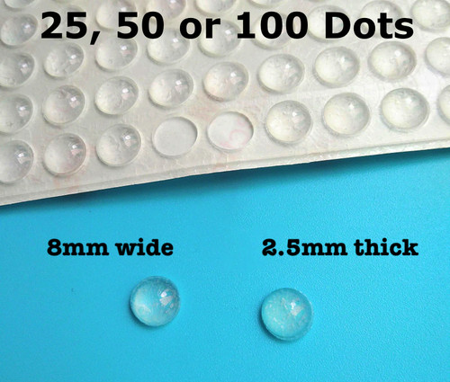 Soft close rubber pads - rubber, stops