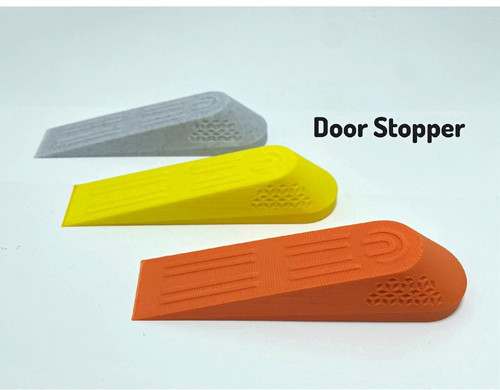 Plastic wedge door stops - plastic,