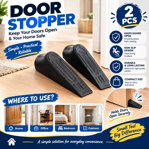 2pcs door stop - door, heavy